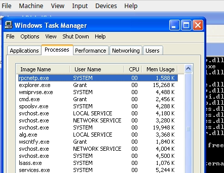 backdoor running xpbackdoor